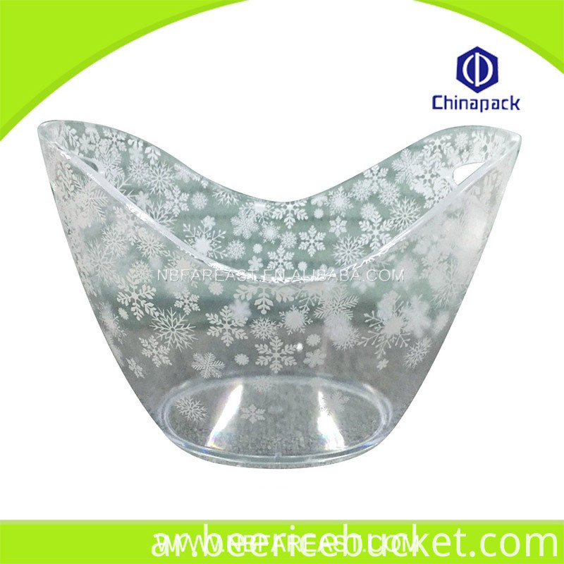 مخصص بالجملة فريدة من نوعها شكل دلو الجليد Custom wholesale unique shaple ice bucket
